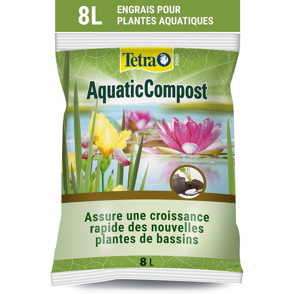 Tetra Aquatic Compost 8 litres -6.86 kg Tetra pour plantes de bassin Produit traitement bassin