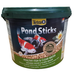Pond Sticks balde de 10 litros 1,2 kg TETRA para peixes ornamentais em lagos de jardim ZO-758858 comida de lago