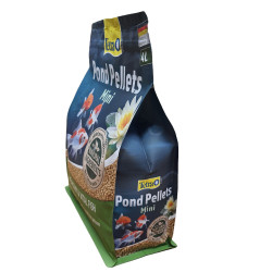 Tetra Pond Pellets mini 2-4 mm, 4 liter bag 1050 g, TETRA for ornamental fish in garden ponds pond food
