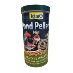 Tetra Pond Pellets mini 2-4 mm, Topf 1 Liter 260 g, TETRA für Zierfische im Gartenteich ZO-151918 teichfutter