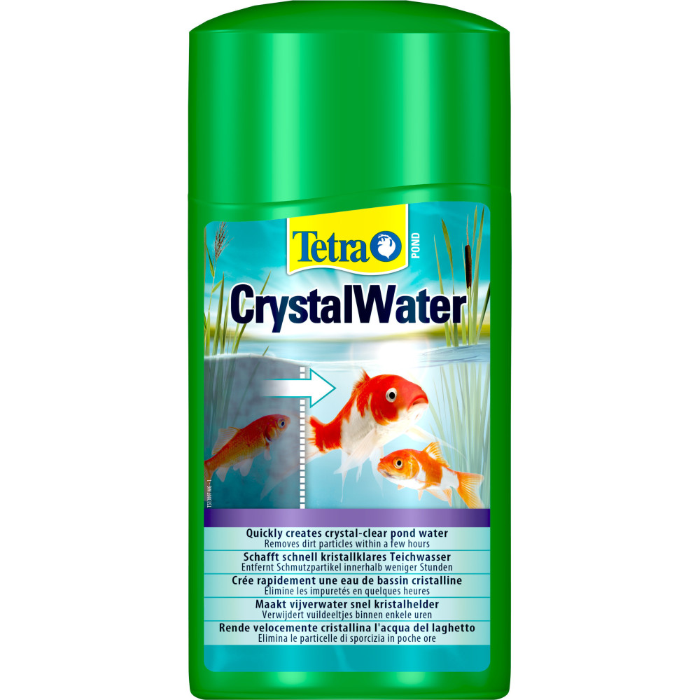 Tetra CrystalWater 1 Litre for crystal-clear pond water Pond treatment product