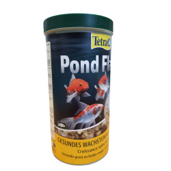 Tetra Pond Flakes vaso da 1 litro, 180 g di cibo galleggiante per pesci ornamentali ZO-760790 cibo per laghetti