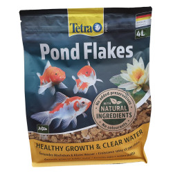 Tetra Pond Flakes Sacco da 4 litri, 800 g di cibo galleggiante per pesci ornamentali ZO-169784 cibo per laghetti