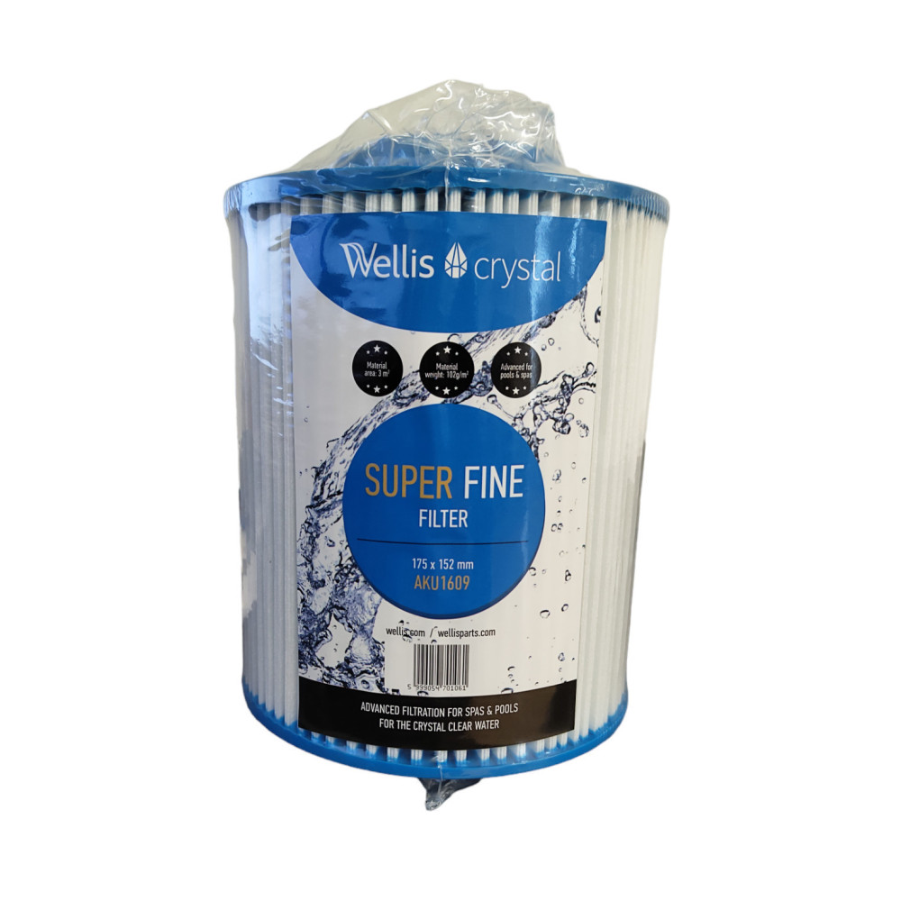 WEH-050-0024 Wellis Cartucho de filtro para spa 175x152 enroscable AKU1609 Filtro de cartucho
