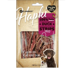 Hapki Duck Strips 85 g guloseimas para cães FL-511183 Pato