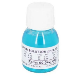 Solução tampão de pH9 para calibração da piscina - 65 ml FLU-00.042.903 Análise da piscina