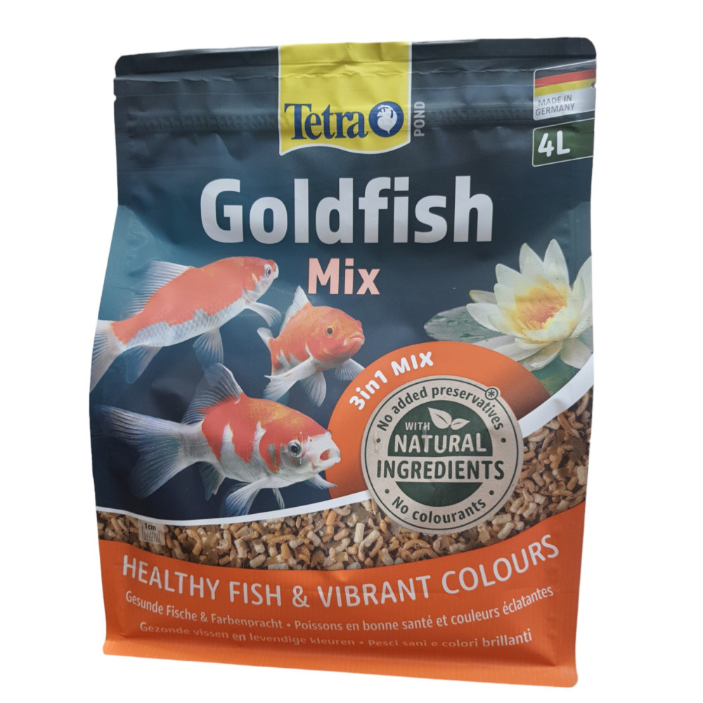 ZO-170001 Tetra Goldfish mix 4 Litros -560 g para carpas doradas de estanque comida para estanques