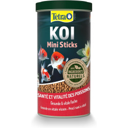 Alimento completo Koi stick junior 1 litro , 370 g para carpas até 15 cm de comprimento ZO-128897 comida de lago