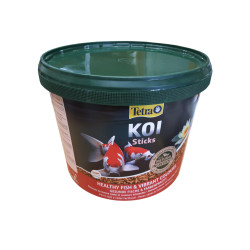 Tetra Aliment complet flottant Koï stick 10 litres , 1,5 kg pour carpes koï de bassin Nourriture