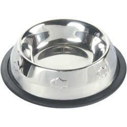 Trixie Stainless steel fish bowl ø 15 cm 0.2 Litres for cat Bowl, bowl