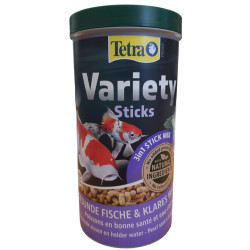 ZO-129535 Tetra Variety Sticks 1 litro - 150 g alimento para carpas doradas, Koi y sus melanotas comida para estanques