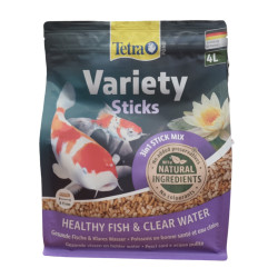 Tetra Variety Sticks 4 litri - 600 g di mangime per pesci rossi, Koi e melanotteri ZO-169883 cibo per laghetti