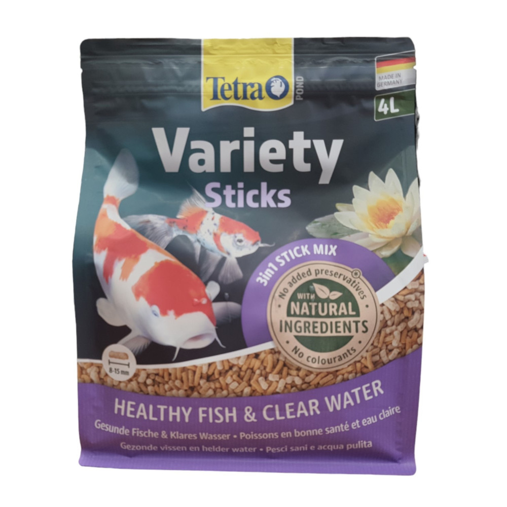 Tetra Variety Sticks 4 liters - 600 g food for goldfish, Koi and melanotes pond food