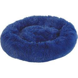 Almofada Noé ø 60 cm azul de pelo comprido para cães ou gatos pequenos. ZO-500151BLE Almofada para cão