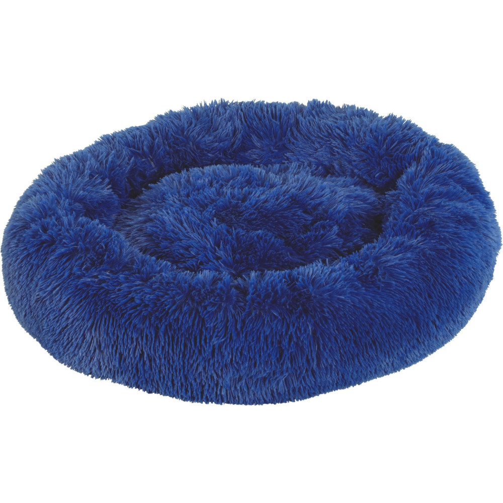 zolux Noé cushion ø 60 cm blue long-haired for small dogs or cats. Dog cushion