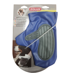 zolux Hunde- und Katzenpflegehandschuh für Hunde Zufallsfarbe ZO-470164 Handschuhe und Grooming Rolls
