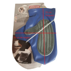 ZO-470164 zolux Guante de aseo para perros y gatos, color aleatorio Guantes y rodillos de aseo