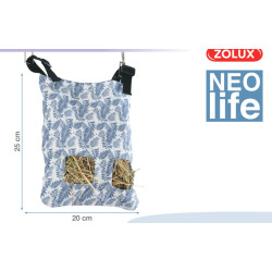 Neo Life hooizak 20 x 25 cm voor cavia's zolux ZO-201010 Voedselrek