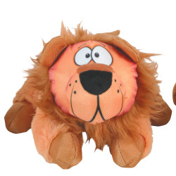 zolux Le Lion Léo M Klangspielzeug für mittelgroße Hunde ZO-480528 Plüschtier für Hunde