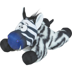 zolux Zebra Caleb M Klangspielzeug für mittelgroße Hunde ZO-480531 Plüschtier für Hunde