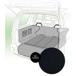 MOCO capa preta para bagageira de automóvel 163 x 125 cm para cães FL-5331473 Montagem de automóveis