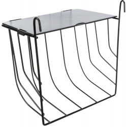 Trixie Hanging hay rack with lid, 20 x 18 x 12cm for rodents. Food rack