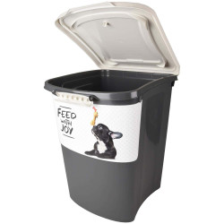 FL-518989 Flamingo Caja de comida para perros de 38 litros con pala Caja de almacenamiento de alimentos