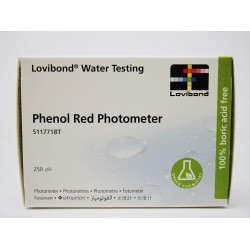Comprimés de rouge de phénol Lovibond pour photomètre 250 Piéces Analyse piscine