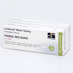 Navullingen voor pH-tester tabletten (100) - Fenol Lovibond 511790BT Analyse van de pool