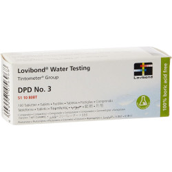 Lovibond Nachfüllpackung Tabletten x100 Photometer DPD Nr. 3 511080BT Pool-Analyse