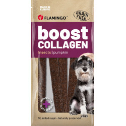 Flamingo Boost Sausage with insects & Collagen 600 g dog treats Chewable candy