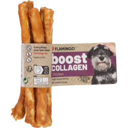 Flamingo Boost Bâton treats with chicken & collagen 35 g for dogs Chewable candy