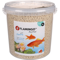 Flamingo 10 liters, fish food pond form sticks. pond food