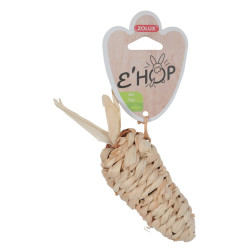 Brinquedo de cenoura com folha de milho EHOP, 12 cm, para roedores ZO-205155 Jogos, brinquedos, actividades