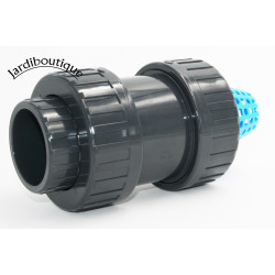 SO-CARC32 jardiboutique ø 32 - 1 pulgada, colador con válvula de retención de PVC válvula de filtro
