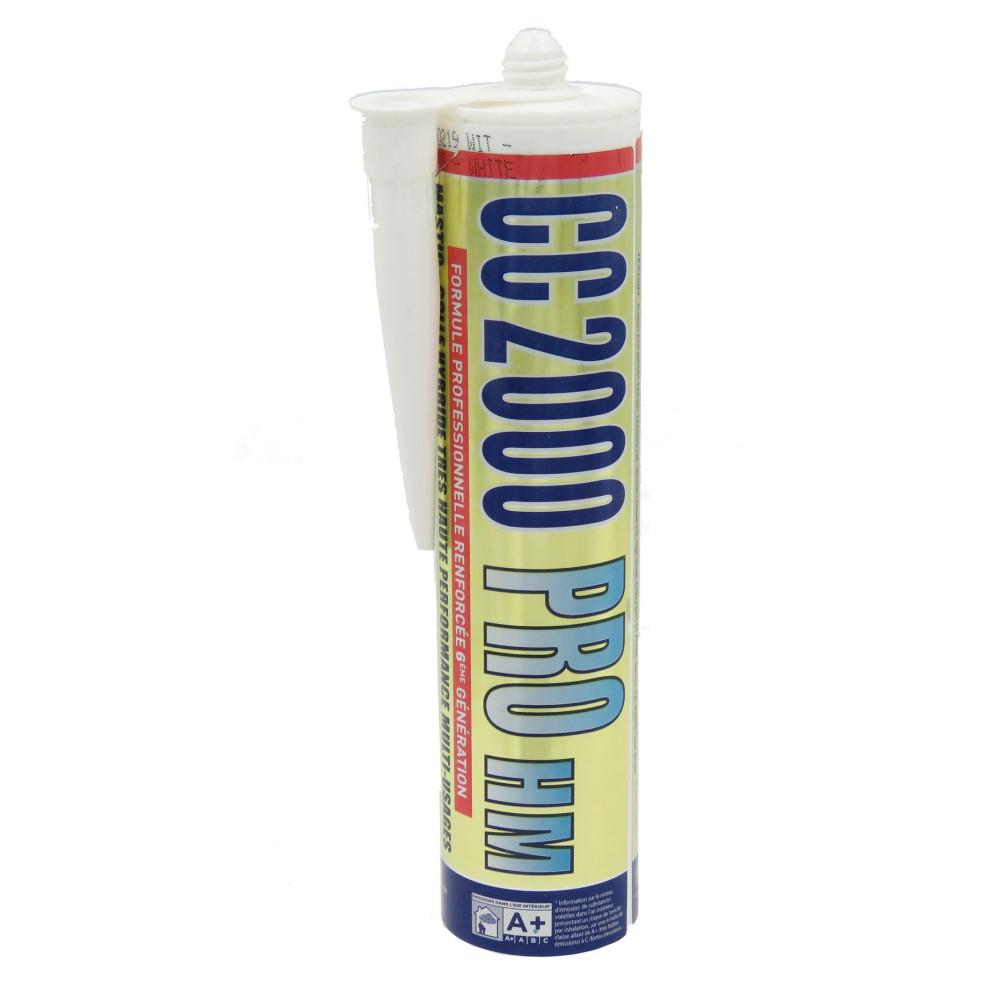 Texton Silicone putty CC2000 pro HM WHITE special for swimming pools. krystal 290ml sealant or silicone