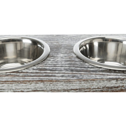 Trixie 200 ml double bowls, size 30 cm by 5 × 16 cm, ø 10 cm Bowl, double bowl