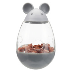 Trixie a 9 cm cat treat dispenser in the shape of a mouse. Random color. games for treats