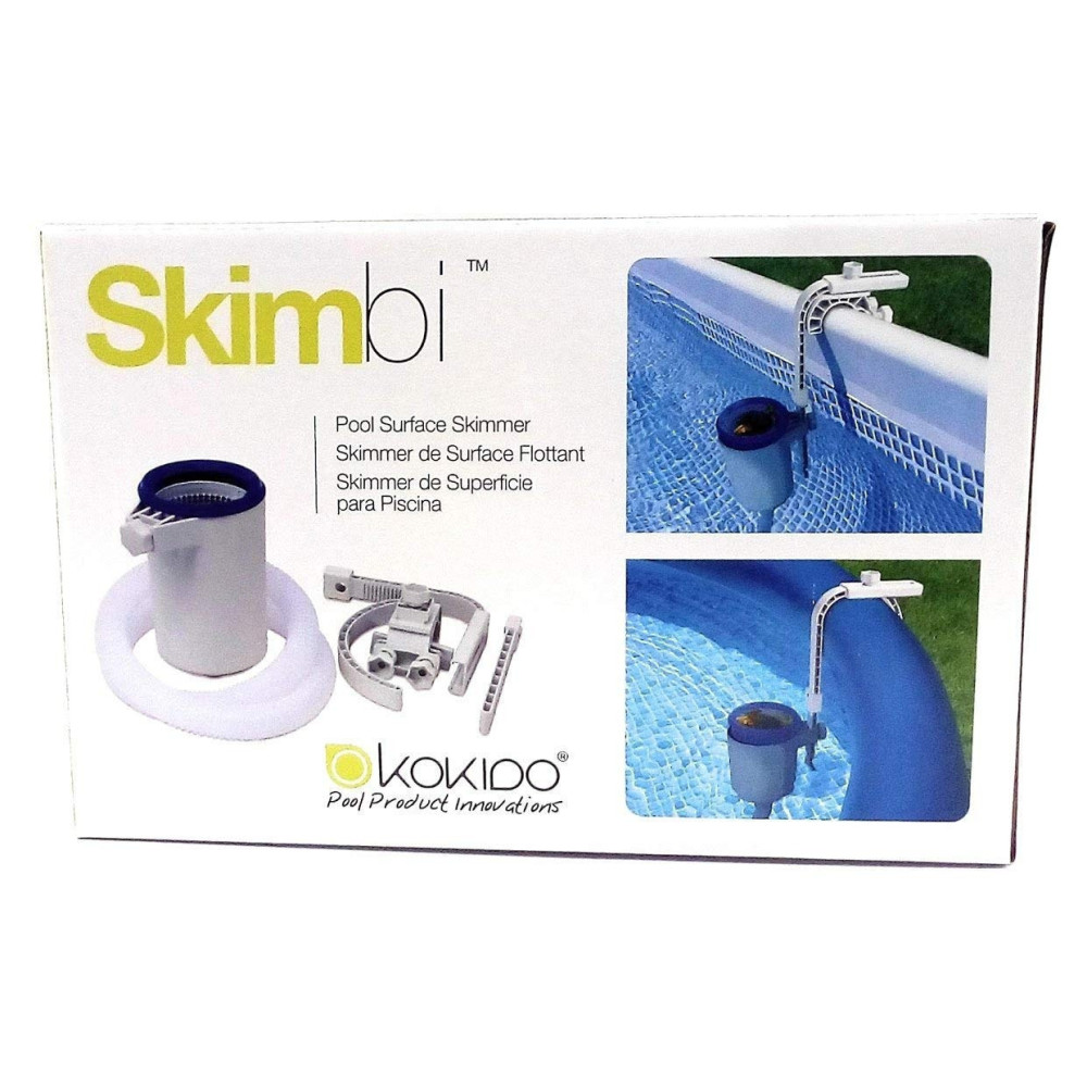 kokido Skimbi Schwimmfähiger Oberflächenskimmer für Aufstellbecken SC-KOK-250-0001 Pool-Filterung