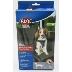 hoofdpijn jukbeen Gering Dog Confort S-M auto harnas voor honden TR-12855 Trixie