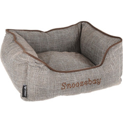 Snoozebay Rectangular Brown Basket 50 x 40 x 18 cm - CÃO FL-519411 Almofada para cão