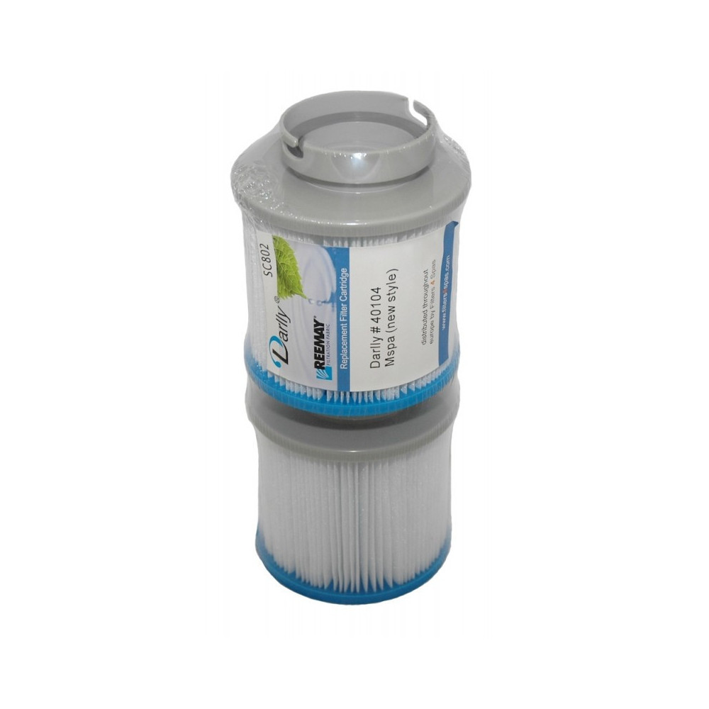 Darlly SC802 Filtre spa darlly (2 filtres) -filtres piscine ou spa Filtre cartouche