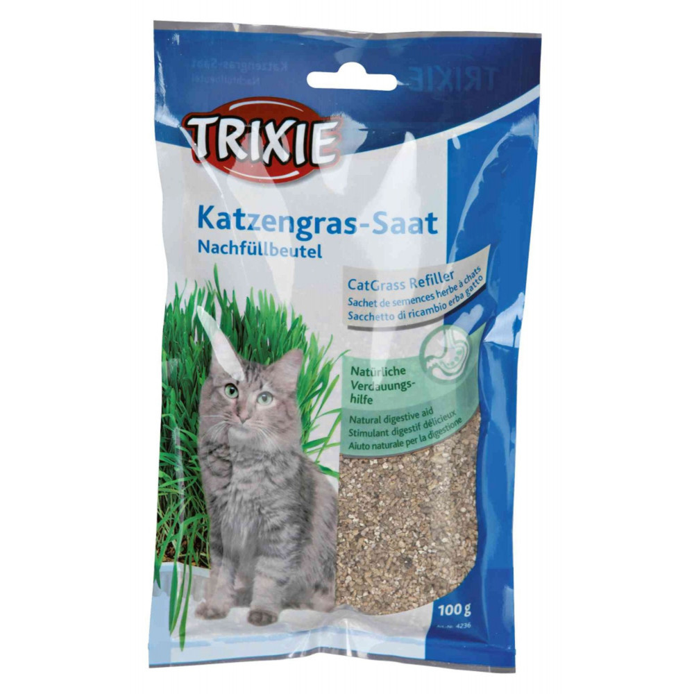 Kattenkruid gerst 100 gr. Trixie TR-4236 Kattenkruid