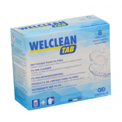 Flovil WELCLEAN TAB, Cleaner, degreaser and descaler for swimming pool filters Filter cleaner