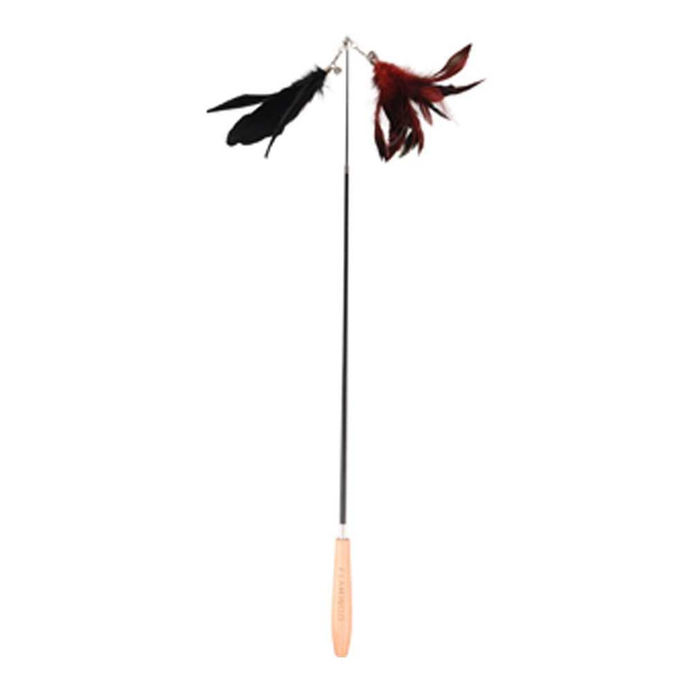 Flamingo Pet Products Yula telescopic fishing rod from 57 cm to 90 cm. for cats Fishing rods and feathers