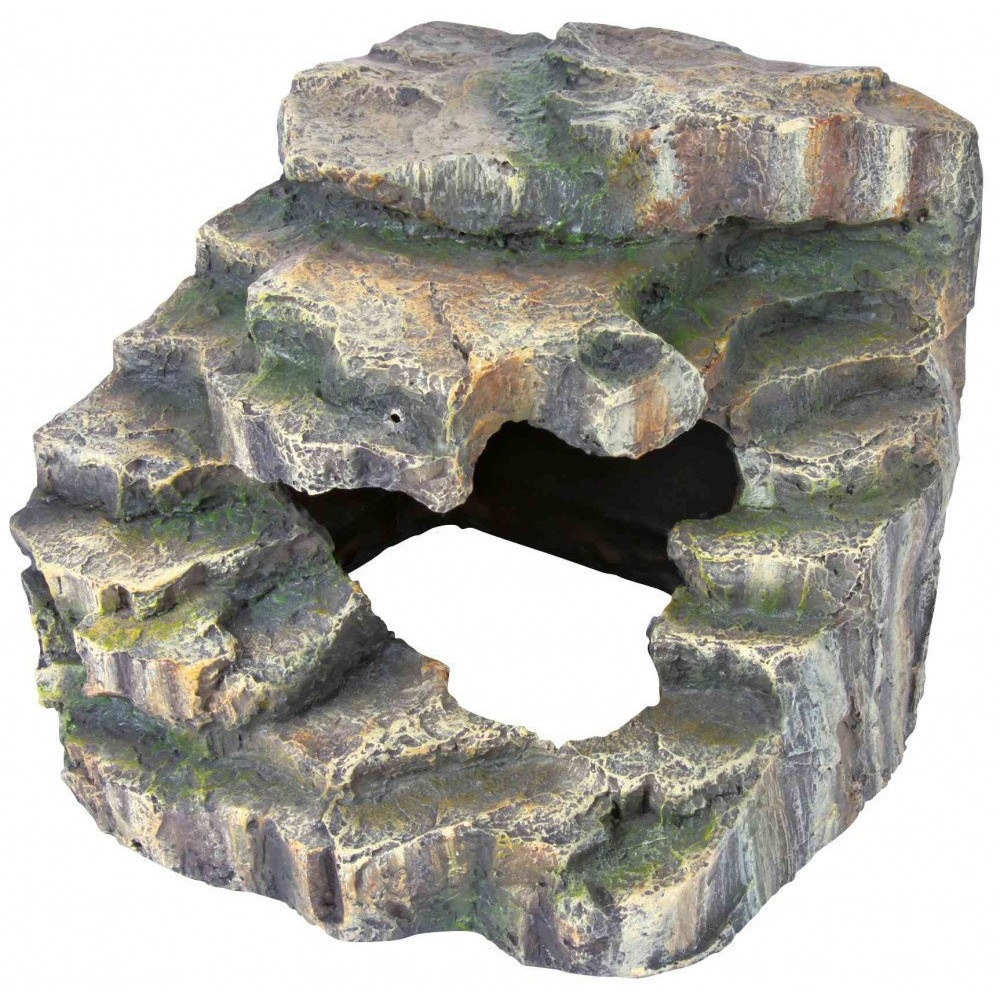 Rocher d'angle avec grotte et plateforme 19 x 17 x 17 TR-76195 Trixie