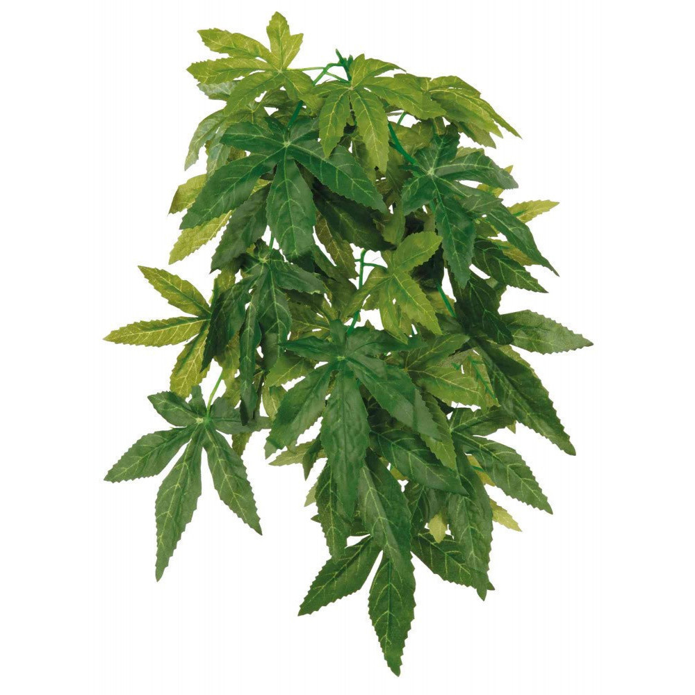 Trixie Fabric plant to hang 30 cm, with suction cup, Abutilon, for reptiles or amphibians Decoration and other