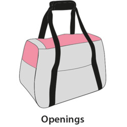 Flamingo Leona bag 44 x 24 x 29 cm. for small dog or cat. carrying bags
