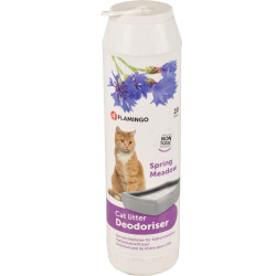 Kattenbak Deodorant 750 g. lentegeur. voor katten. Flamingo FL-560282 Deodorant voor kattenbakvulling