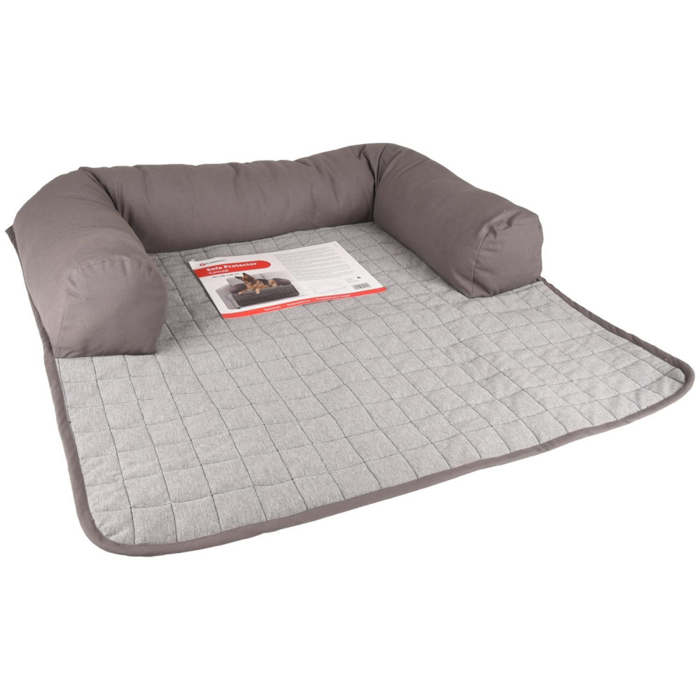Flamingo Pet Products Sofa protector - Conrad grey 90 x 90 x 16 cm. for dog Dog cushion